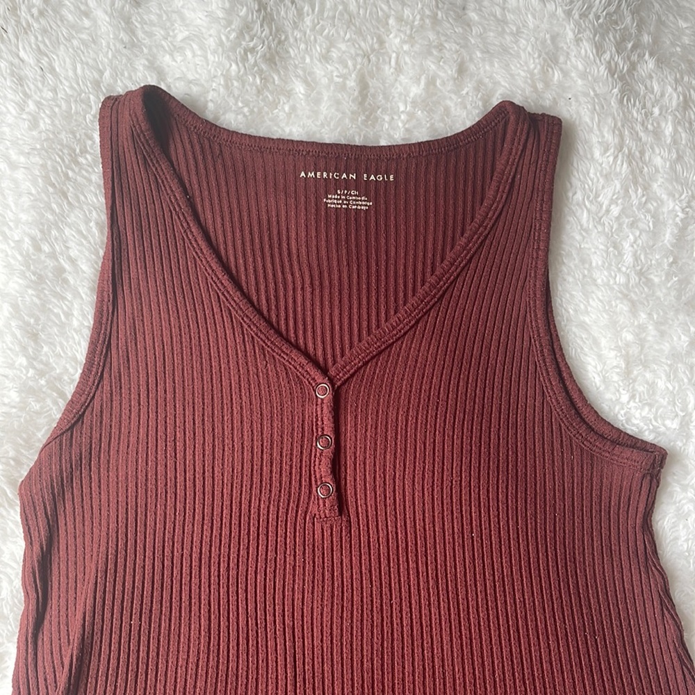 American Eagle Burnt Orange Tank Top
